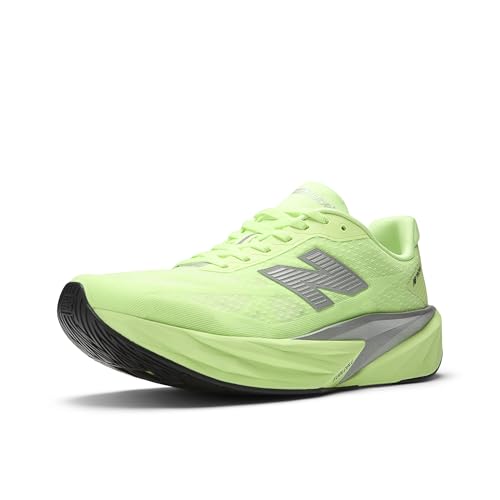 New Balance Herren Fuelcell Rebel V5 Trainingsschuhe, Mint Flash/Lab Green/Silver Metallic, 42.5 EU von New Balance