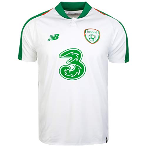 New Balance Herren Irland Away 2018 T-Shirt, weiß, L von New Balance