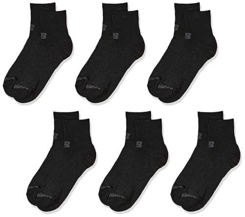 New Balance Herren LAS95236_BK_L herrensocken, Black, Large von New Balance