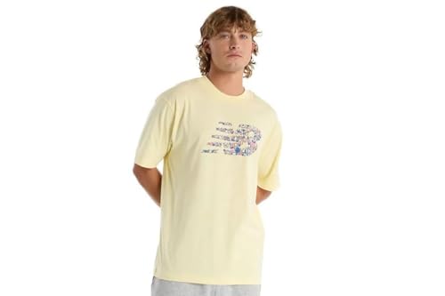New Balance Herren Nautical Logo T-Shirt, pargament, XL von New Balance