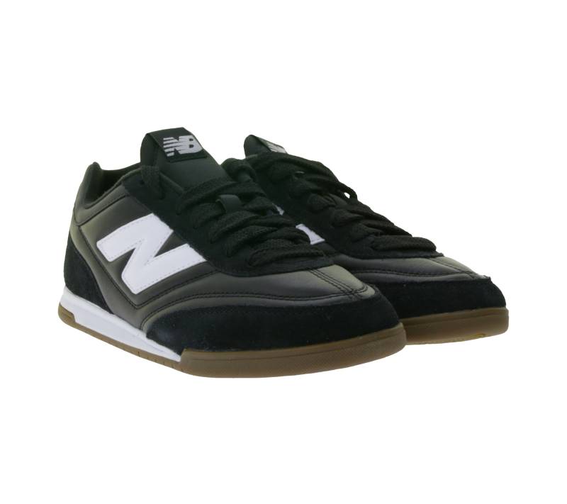 New Balance Herren Sneaker Echtleder-Schuhe mit N-Aufnäher Low-Top Schuhe URC42LB Schwarz/Weiß New Balance Herren Sneaker Echtleder-Schuhe mit N-Aufnäher Low-Top Schuhe URC42LB Schwarz/Weiß von New Balance