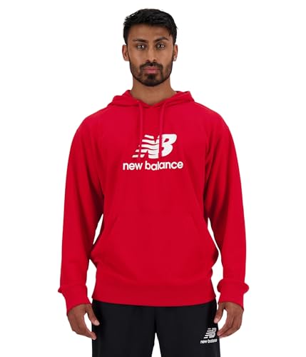 New Balance Herren Sport Essentials French Terry Logo Hoodie, Rot - Team Red, Small New Balance Herren Sport Essentials French Terry Logo Hoodie, Rot - Team Red, Small von New Balance