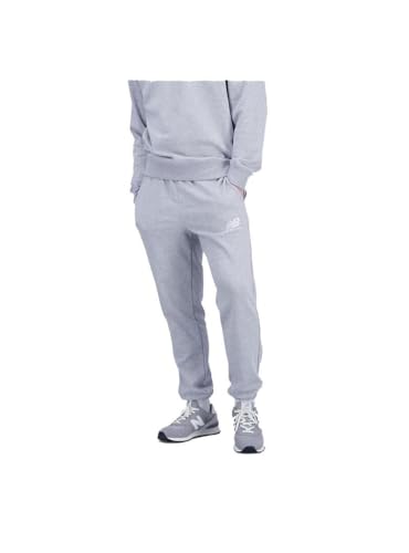 New Balance Herren Sweatpants Essentials Stacked Logo French Terry Athletic Grey (as3, Alpha, l, Regular, Regular) von New Balance