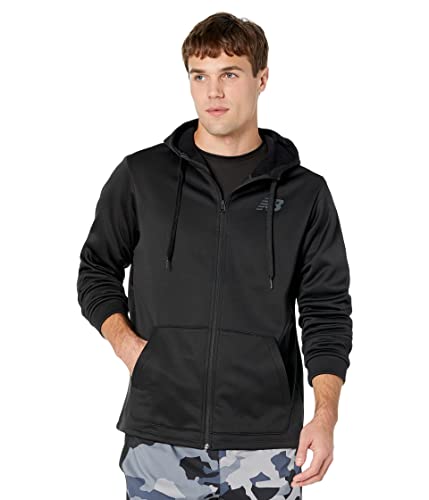 New Balance Herren Tenacity Performance Fleece Full Zip Hoodie, Schwarz, X-Large von New Balance