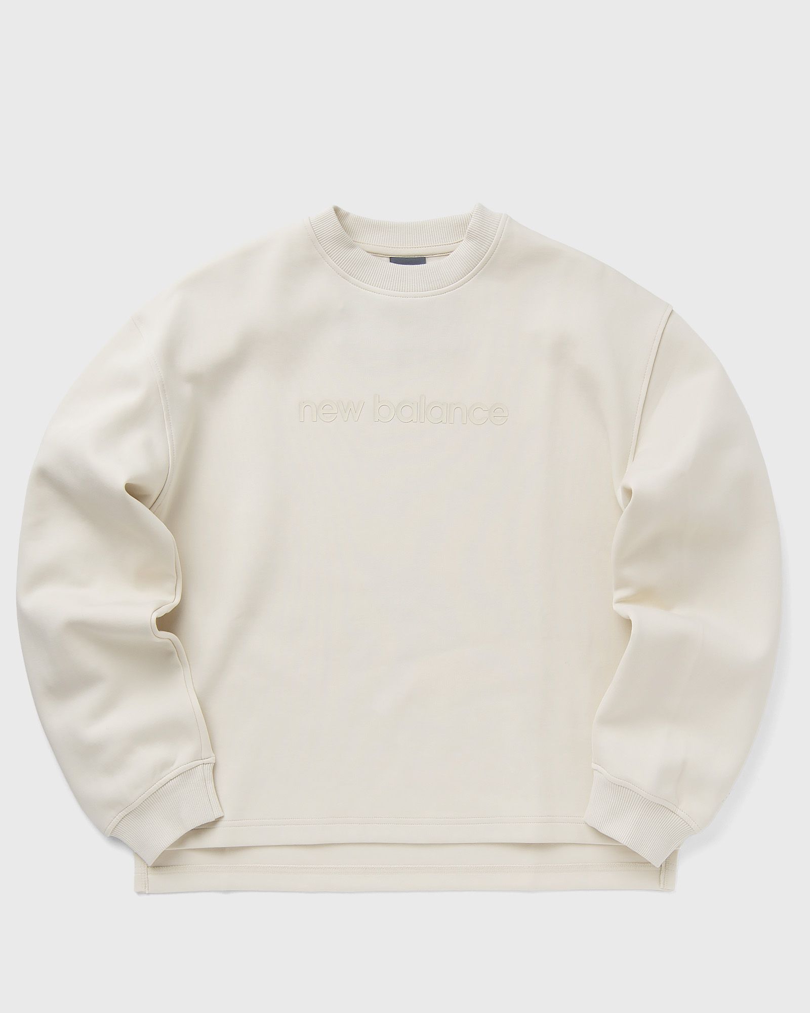 New Balance Hyper Density Triple Knit Spacer Crew women Sweatshirts beige in Größe:S New Balance Hyper Density Triple Knit Spacer Crew women Sweatshirts beige in Größe:S von New Balance