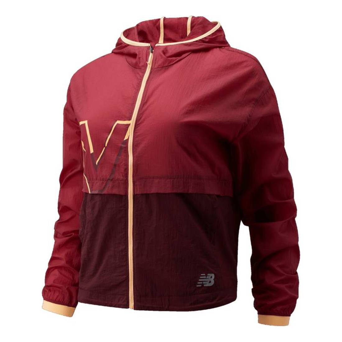 New Balance Impact Run Light Pack Jacket Damen red Gr. L von New Balance