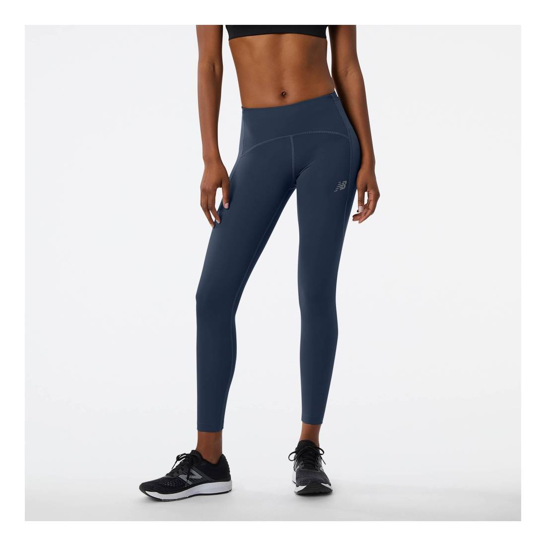 New Balance Impact Run Tight Damen Laufhose blue Gr. XS von New Balance