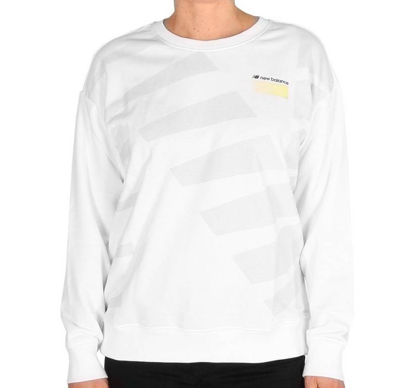 New Balance Kapuzenpullover New Balance Sport Style Optiks Crew White von New Balance