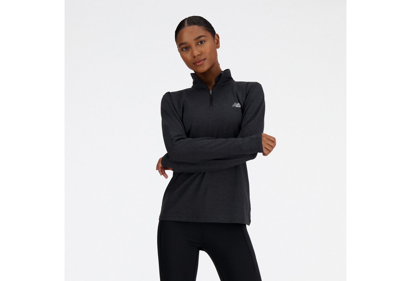 New Balance Laufshirt Sport Essentials Space Dye Quarter Zip New Balance Laufshirt Sport Essentials Space Dye Quarter Zip von New Balance