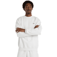 New Balance Linear Graphic Crew Herren Sweatshirts - Weiß - Größe S - Baumwoll-Jersey von New Balance