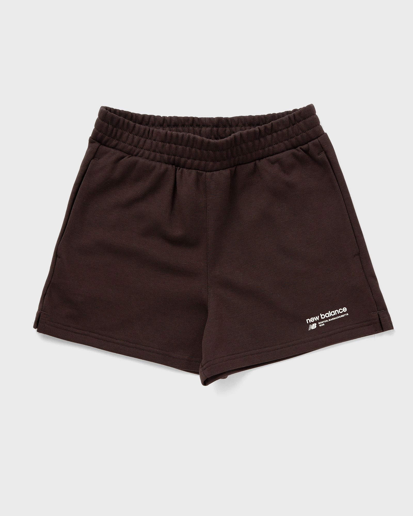 New Balance Linear Heritage French Terry Short women Casual Shorts brown in Größe:XS von New Balance