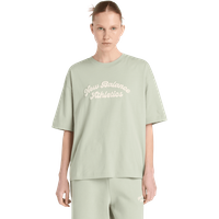 New Balance Linear Heritage Oversized T-shirt Damen T-Shirts - Grün - Größe XL - Baumwoll-Jersey New Balance Linear Heritage Oversized T-shirt Damen T-Shirts - Grün - Größe XL - Baumwoll-Jersey von New Balance