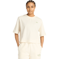 New Balance Linear Heritage Relaxed T-shirt Damen T-Shirts - Beige - Größe XL - Baumwoll-Jersey von New Balance