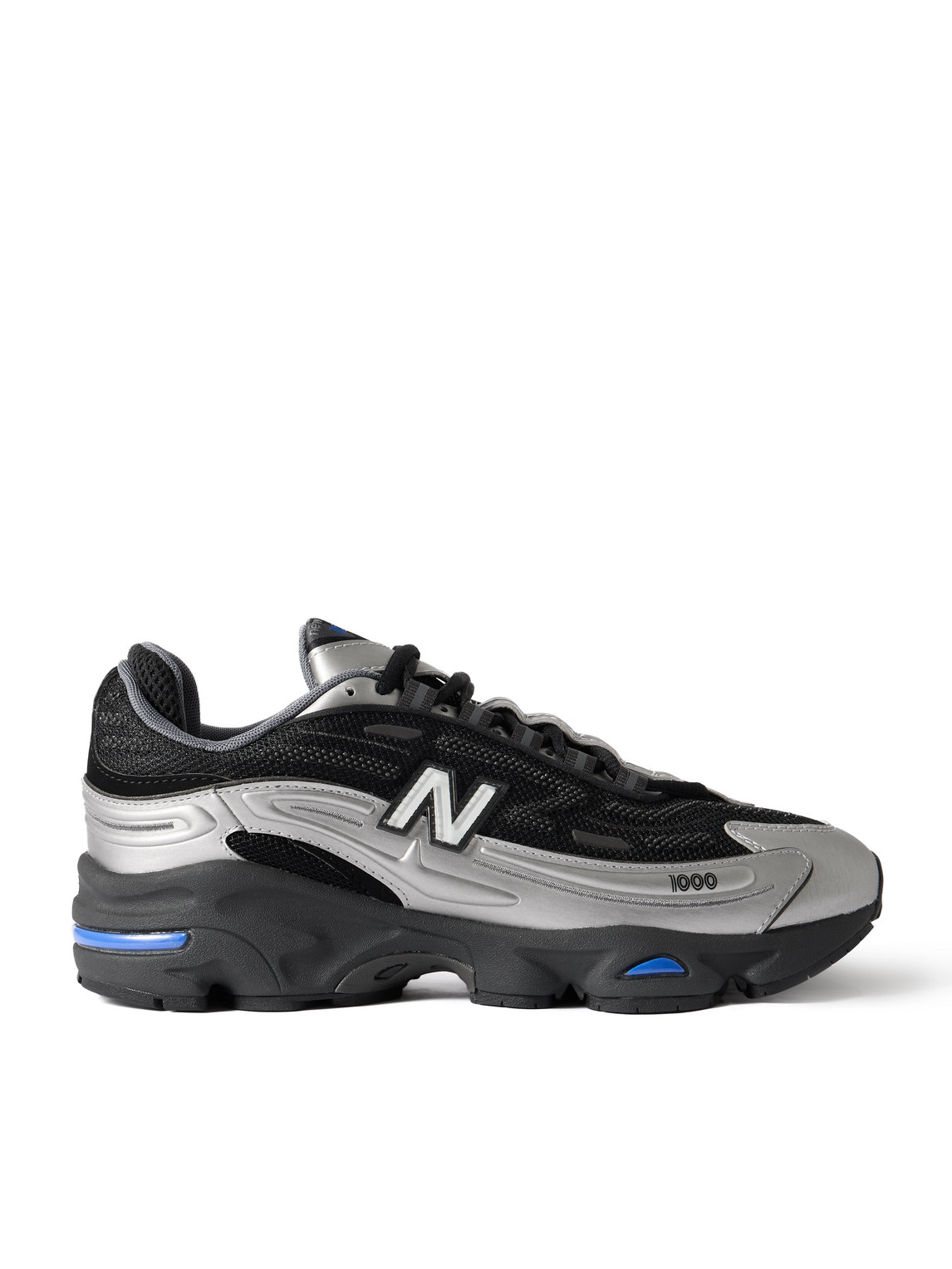 New Balance - M1000 Logo-Appliquéd Mesh Sneakers - Men - Black - UK 11.5 von New Balance
