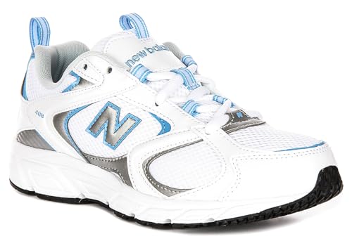 New Balance ML408B Herren 408V1 Athletic C-Cap Zwischensohle Sneaker, weiß / blau, 40.5 EU von New Balance