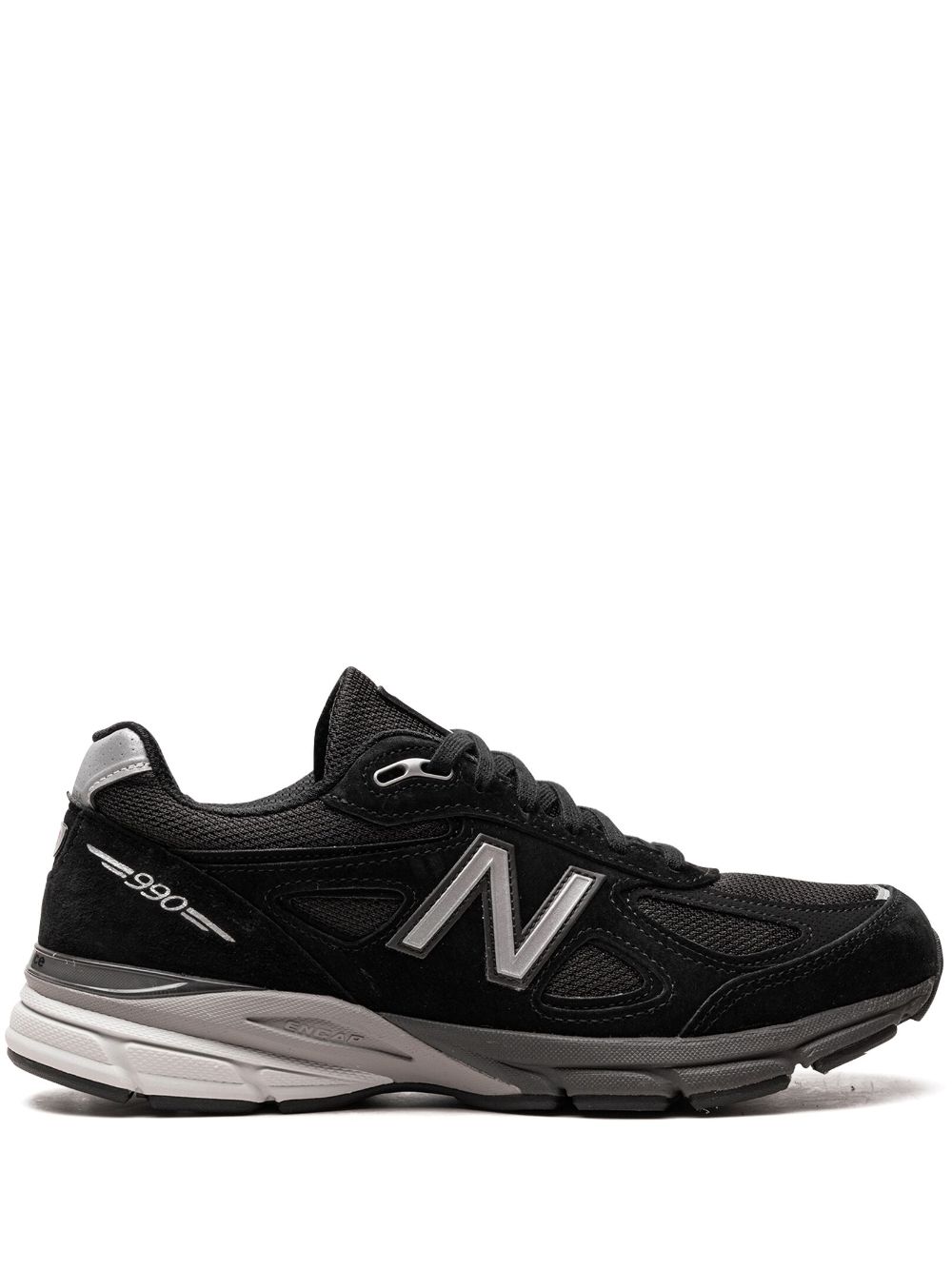 New Balance Made in USA 990v4 Black/Silver Sneakers - Schwarz von New Balance