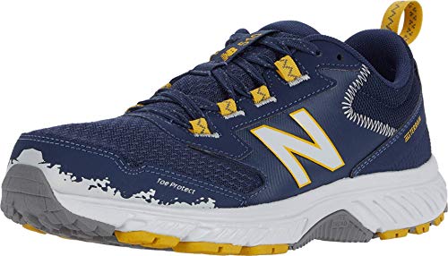 New Balance Men's 510 V5 Trail Running Shoe, Natural Indigo/Chromatic Yellow, 12 D US von New Balance