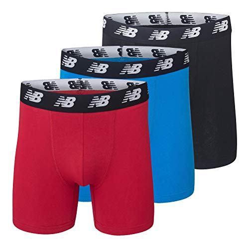 New Balance Men's Cotton Performance Boxer Briefs (3 Pack) von New Balance