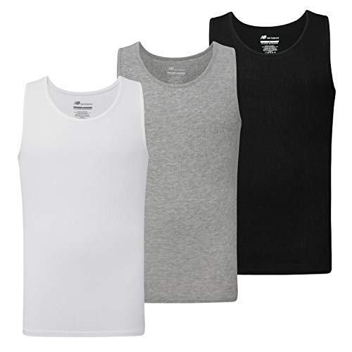 New Balance Men's Cotton Performance Rib Tank Top 3-Pack von New Balance