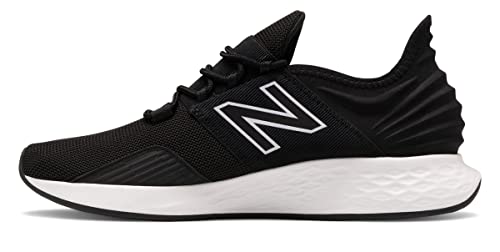 New Balance Men's Fresh Foam Roav V1 Running Shoe, Black/White, 11.5 von New Balance