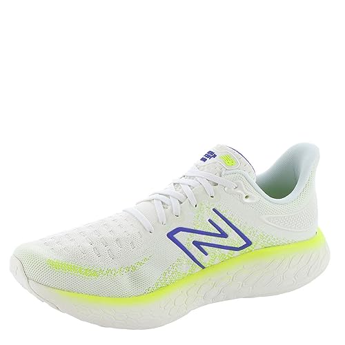 New Balance Men's Fresh Foam X 1080 V12 Running Shoe, Sea Salt/Electric Indigo, 11 von New Balance