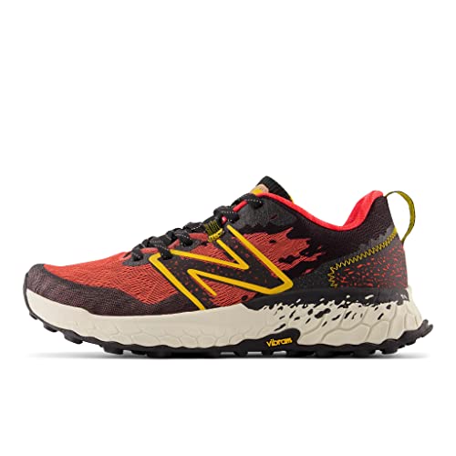 New Balance Men's Fresh Foam X Hierro V7 Trail Running Shoe, Electric Red/Black, 13 Wide von New Balance