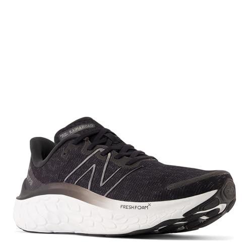 New Balance Herren Fresh Foam X Kaiha Road V1 Laufschuh, Schwarz/Phantom/Dark Silver Metallic von New Balance