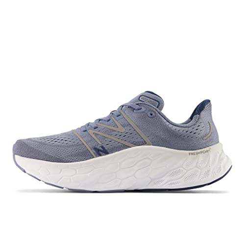New Balance Men's Fresh Foam X More V4 Running Shoe, Arctic Grey/Natural Indigo, 9.5 Wide von New Balance