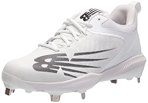 New Balance Men's FuelCell 4040 V6 Metal Baseball Shoe, White/Black, 11 von New Balance