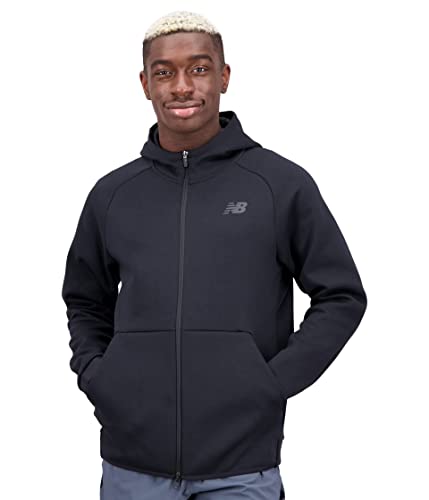 New Balance Herren R.w.tech Fleecejacke mit durchgehendem Reißverschluss Jacke, Schwarz, Small von New Balance