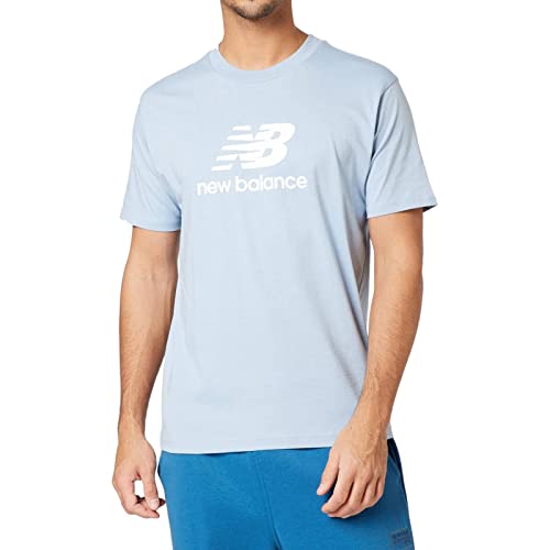 New Balance NB Essentials Stacked Logo T-Shirt - M von New Balance