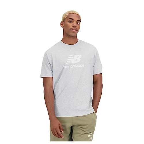 New Balance NB Essentials Stacked Logo T-Shirt - S von New Balance