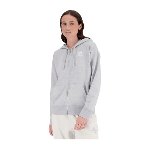 New Balance Nb Essentials Stacked Logo Full Zip Sweatshirt M von New Balance