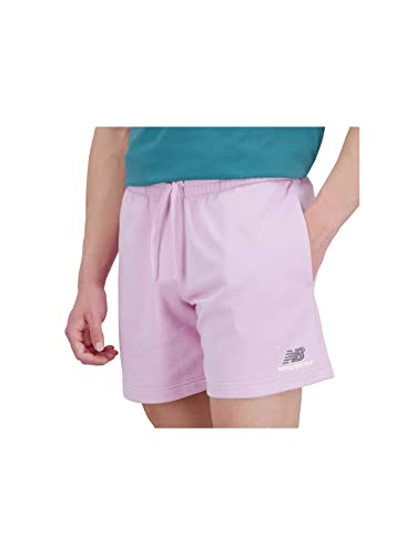 New Balance Newbalance Bermuda Uni-SSENTIALS French Terry Short, Pink, L von New Balance