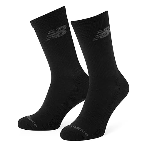 New Balance Unisex LAS95366 BK M herrensocken, Black, von New Balance