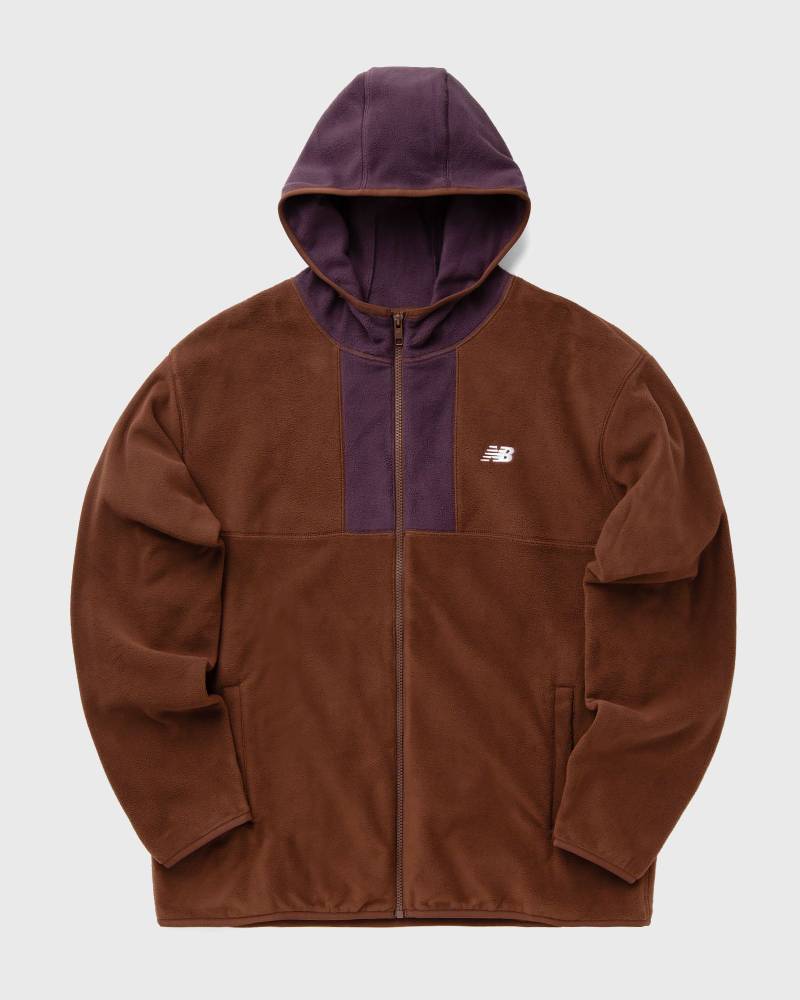 New Balance Polar Fleece Hooded Jacket men Fleece Jackets brown in Größe:XXL New Balance Polar Fleece Hooded Jacket men Fleece Jackets brown in Größe:XXL von New Balance