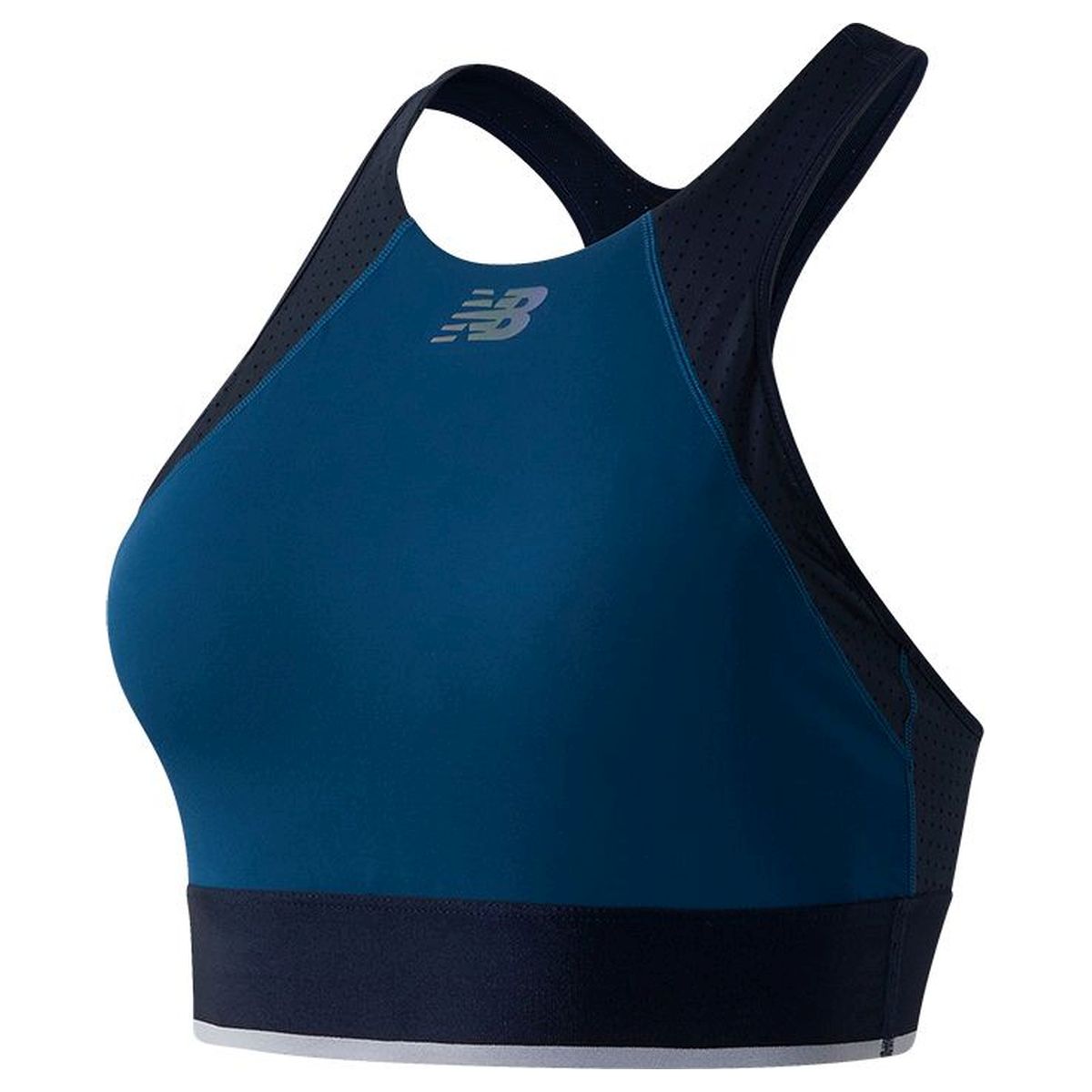 New Balance Q SPEED BRA TOP Damen Lauftop blau Gr. XS von New Balance