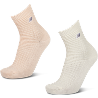 New Balance Quarter 2 Pack Unisex Socken - Grün - Größe 39-42 - Baumwolle von New Balance