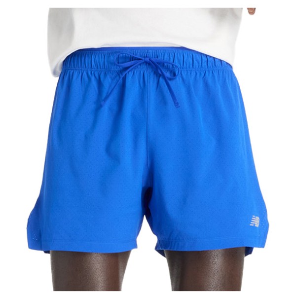 New Balance - RC Short 5'' - Laufshorts Gr S blau von New Balance