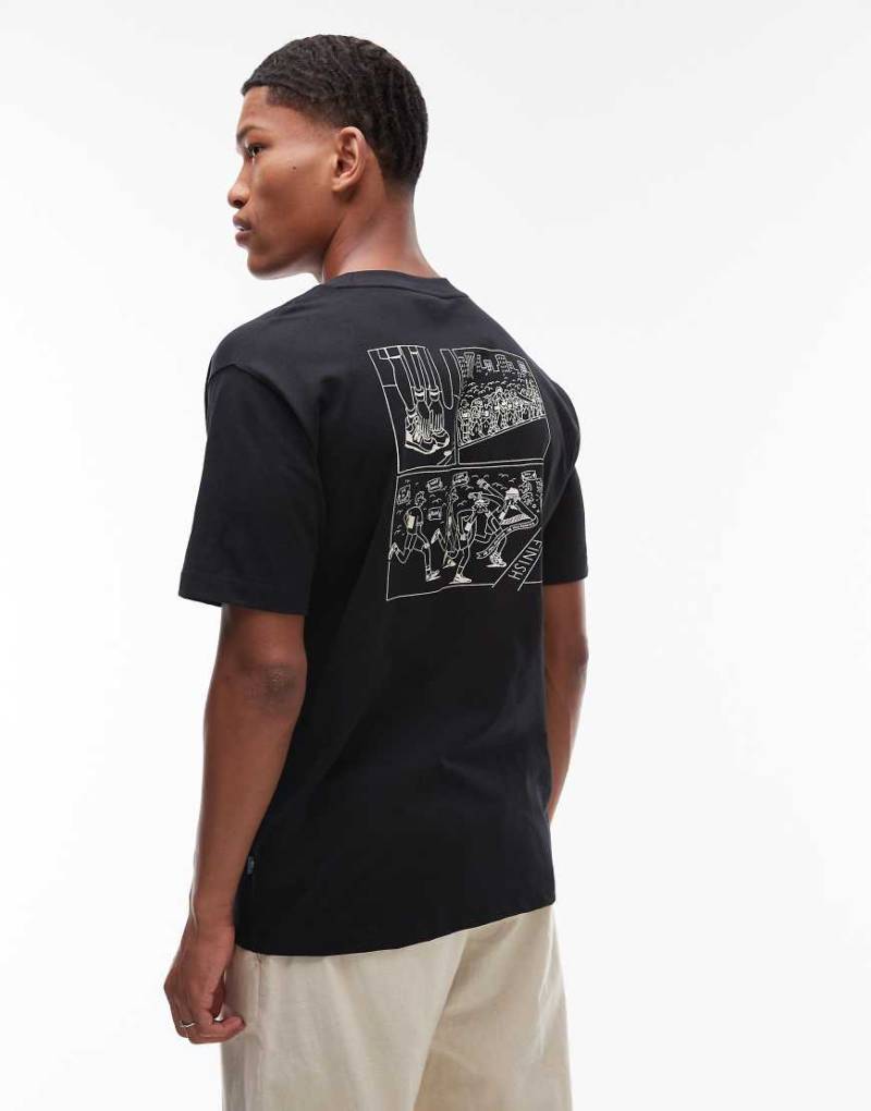 New Balance - Runners - T-Shirt in Schwarz mit Grafikprint von New Balance