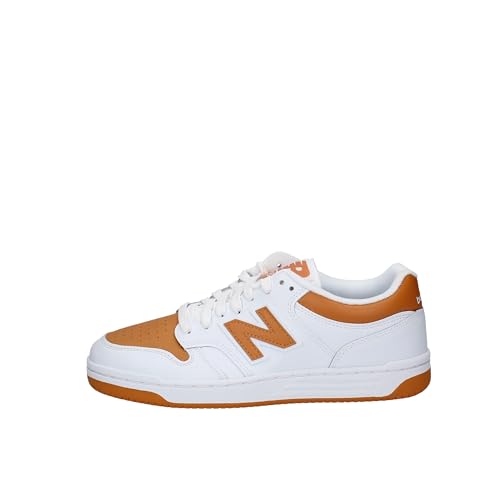 New Balance Schuh BB480 White/Orange, Weiß Orange, 44.5 EU von New Balance