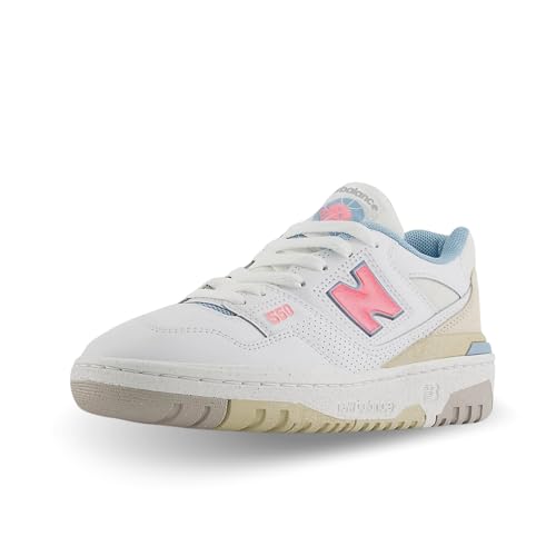 New Balance Schuhe 550 Code GSB550EP, Weiß Rosa Blau, 38 EU von New Balance