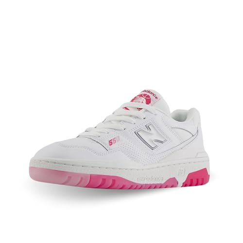 New Balance Schuhe 550 Code GSB550KP, Weiß Rosa, 36 EU von New Balance