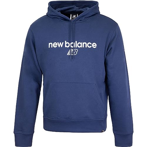 New Balance Seasonal Graphic Hoody Kapuzenpullover (as3, Alpha, l, Regular, Regular, Navy) von New Balance