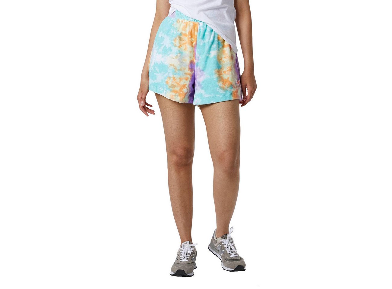 New Balance Shorts New Balance NB Essentials Endless Dayz Short Damen White Multicolor von New Balance