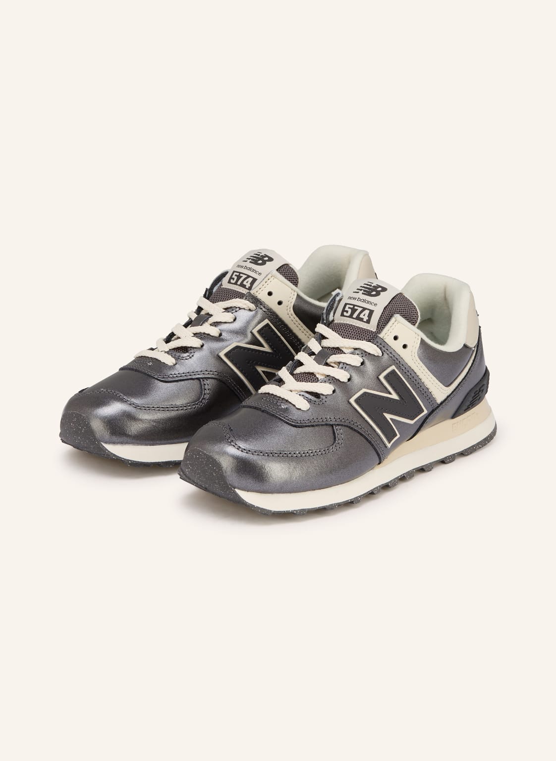 New Balance Sneaker 574 silber von New Balance