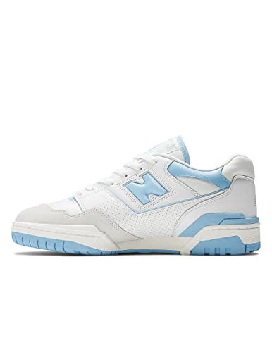 New Balance Sneaker M BB550LSB - White/Blue, hellblau, 43 EU von New Balance