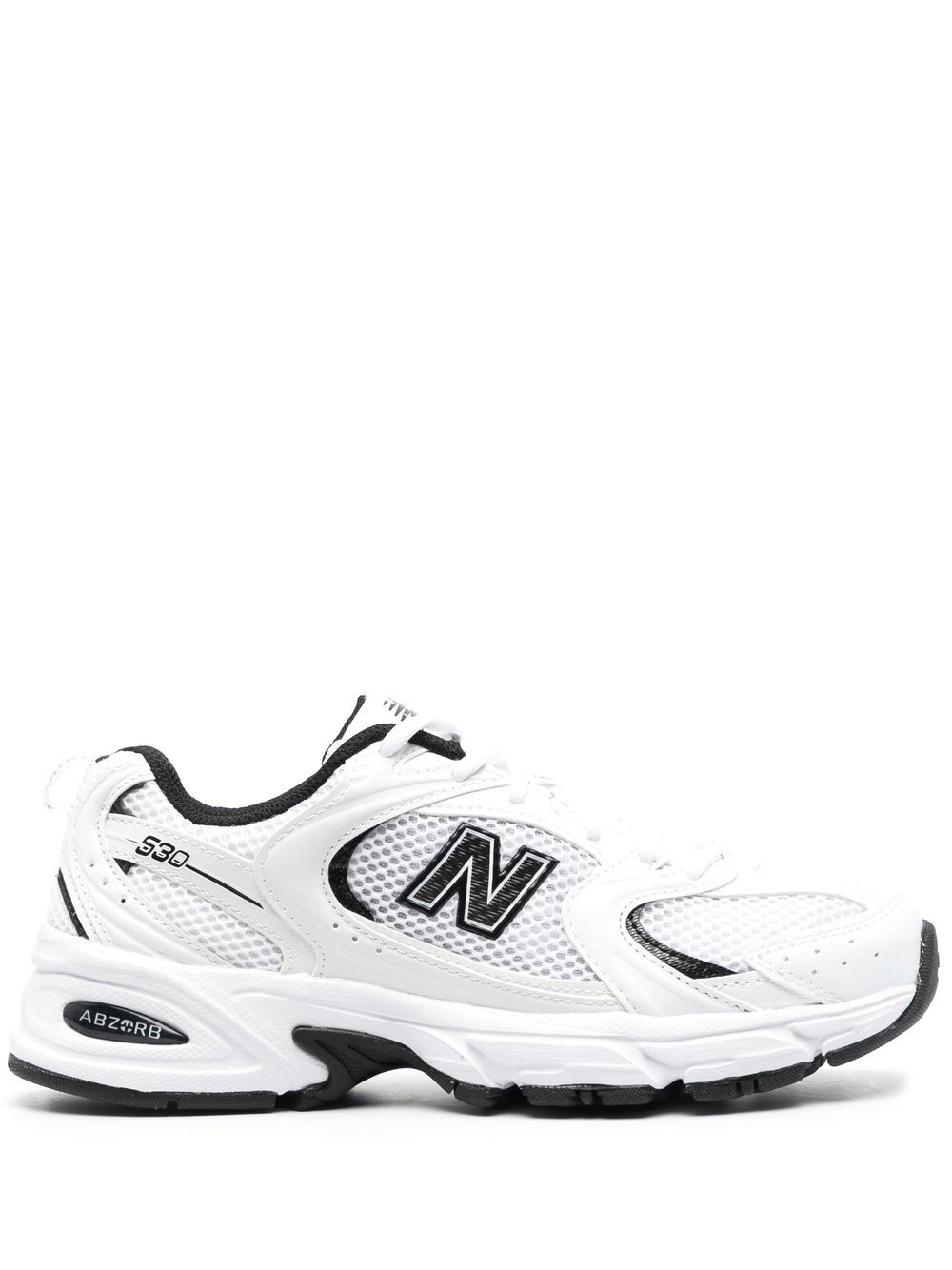 New Balance Sneakers mit Logo-Patch - Weiß von New Balance