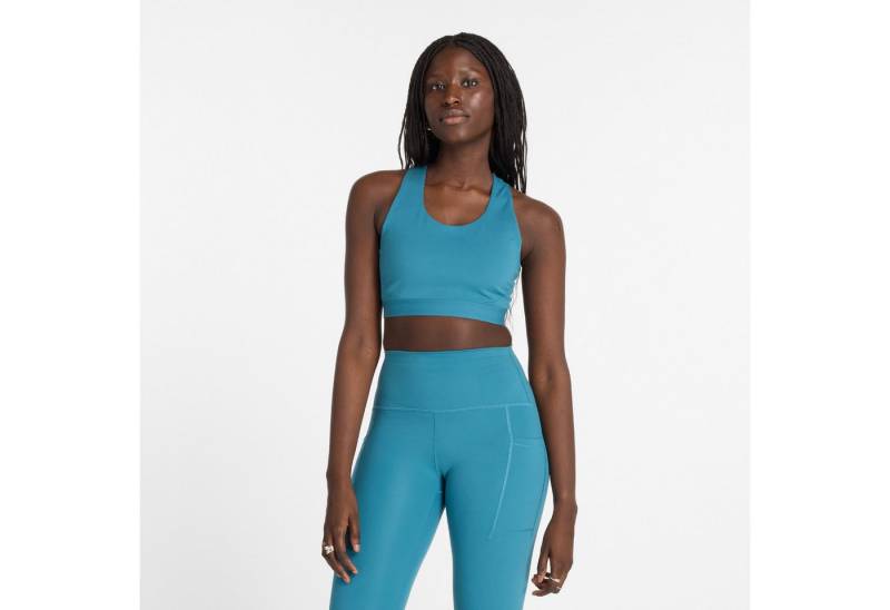 New Balance Sport-BH für Fitness, sportlicher Stil, mit mittlerer Unterstützung von New Balance