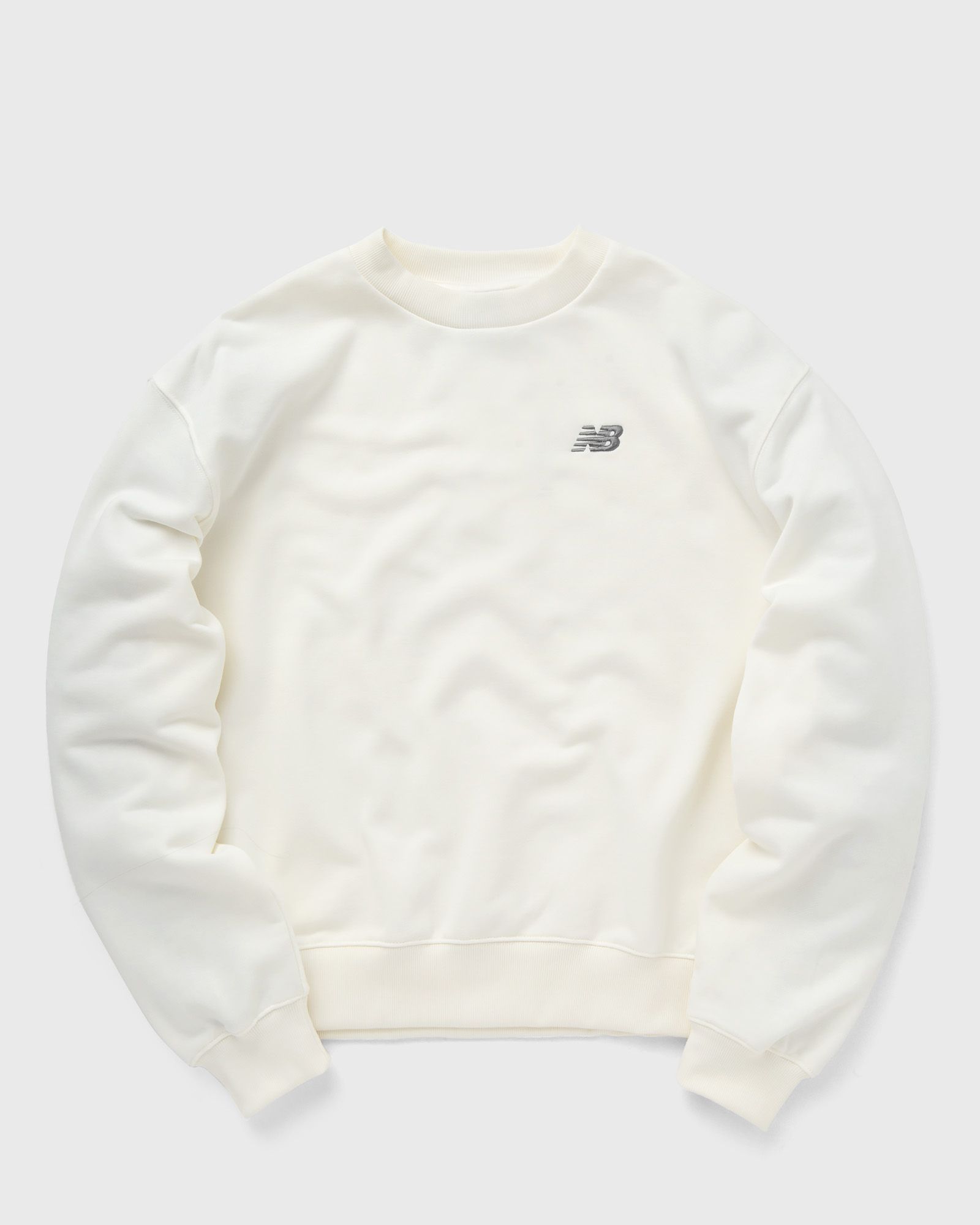 New Balance Sport Essentials French Terry Small Logo Crew women Sweatshirts beige in Größe:L von New Balance